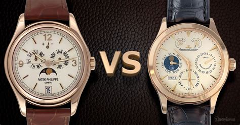 jaeger lecoultre vs patek philippe|Luxury Watch Comparisons .